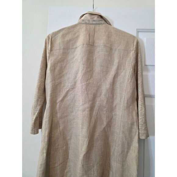 Lafayette148 Linen Beige Dress S - Picture 11 of 11